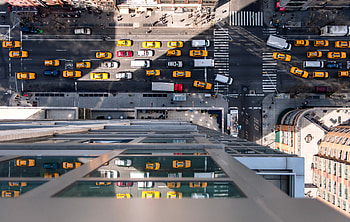 New York Streets, Skyscrapers, Urban density, Navid Baraty's graphs HD wallpaper