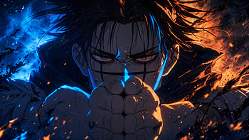 Choso - Jujutsu Kaisen Fury | Choso: Cursed Blood | Choso - Twin Demon, Choso (Jujutsu Kaisen), Anime Character, Fire, Flame HD wallpaper