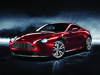 Aston Martin, Cars, Reflection, Side View, Style, V8, Vantage, 2012 HD wallpaper