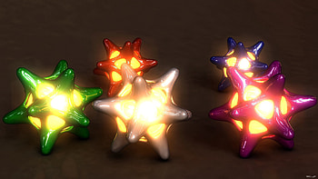 Stars, Shining, Shine, Light, Bright, 3D, Brilliance HD wallpaper