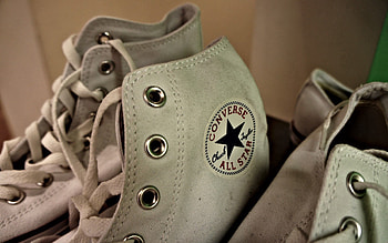 Miscellanea, Miscellaneous, Sneakers, Old, Shoes, Footwear, Laces, Shoelaces, Converse HD wallpaper