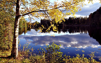 Landscape, Rivers, Autumn HD wallpaper