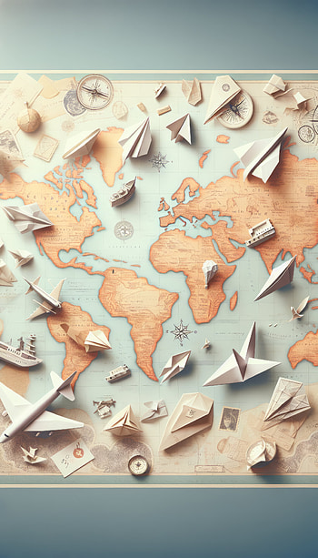 World Map Adventure Travel, map, origami, adventure HD phone wallpaper
