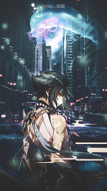 Xiao, art, Anime, fictional character, Genshin impact, Gaming HD phone wallpaper
