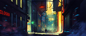 Closed Street, artist, artwork, digital-art, artstation HD wallpaper