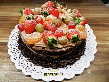 Food, Desert, Berries, Cake, Bakery Products, Baking, Powdered Sugar HD wallpaper