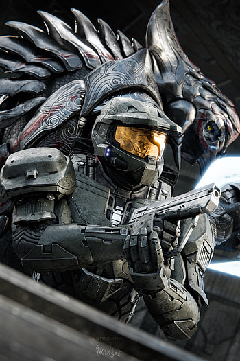 Máster chief Arbiter, Inquisidor, Máster chief, jefe maestro, Halo HD phone wallpaper