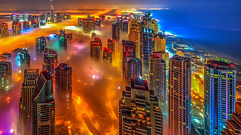 Skyscrapers, Dubai HD wallpaper