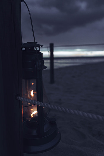 Night, Twilight, Dark, Shine, Light, Dusk, Lantern, Lamp HD phone wallpaper