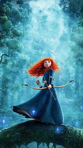 Princess Merida, Brave, Animation HD phone wallpaper
