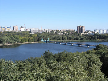 Landscape, Cities, Rivers HD wallpaper
