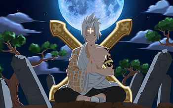 Zeref Dragneel, Fairy Tail, meditation, anime boy HD wallpaper