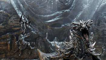 Elder Scrolls, elder, art, skyrim, scrolls, dragon, game, video HD wallpaper