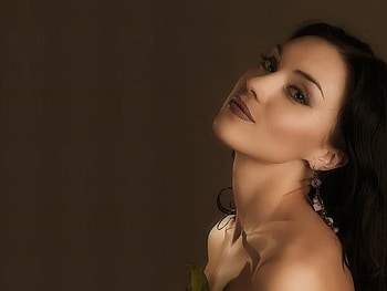 Beautiful Brunette, girl, model, beautiful, brunette HD wallpaper