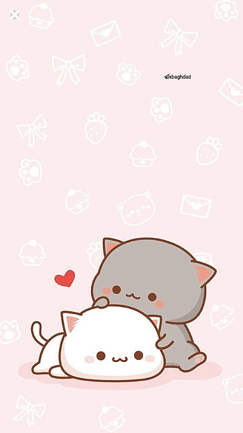 Cute Cat Kawaii, Chibi Cats HD phone wallpaper