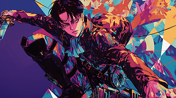 Dynamic Levi Ackerman - Attack on Titan Anime Background, Anime, Attack on Titan, Levi Ackerman HD wallpaper