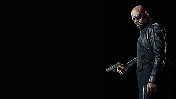 Samuel L. Jackson, Nick Fury portrayal, Marvel Cinematic Universe, Superhero movies HD wallpaper