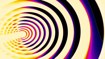 Hypnotic Spiral Eye Thermal. An animated spiral (eye shape), slow rotation. Hot colors. Seamless loop. Motion Background - VideoBlocks HD wallpaper