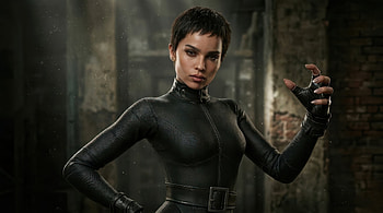 Selina Kyle Black Latex Suit, catwoman, superheroes, artwork, art, digital-art HD wallpaper