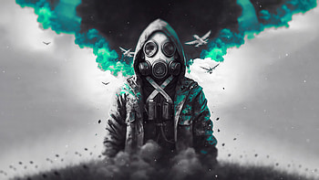 Poison Mask, gas mask HD wallpaper
