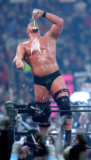 Steve Austin at Wrestlemania 18 in 2002 