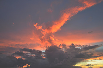Nature, Sunset, Sky, Clouds HD wallpaper
