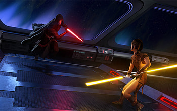 Bastila Shan, Darth Revan HD wallpaper
