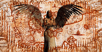 Angel, w, wings, fantasy HD wallpaper