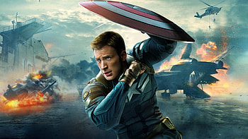 captain america: the winter soldier steve rogers chris evans marvel shield HD wallpaper