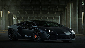 LP700 Dark Black, Lamborghini Aventador HD wallpaper