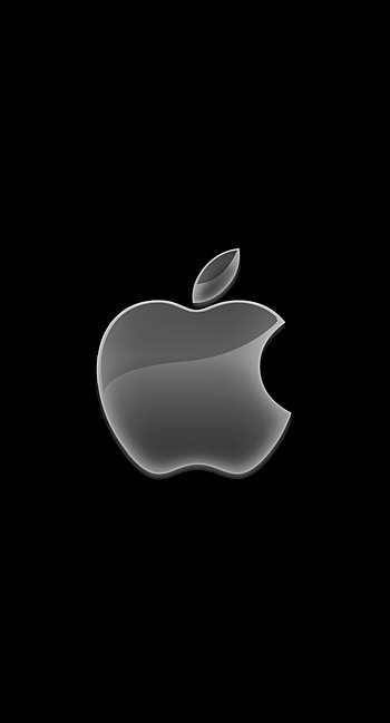 Apple Logo, Black cool , 7 Plus, Blue HD phone wallpaper
