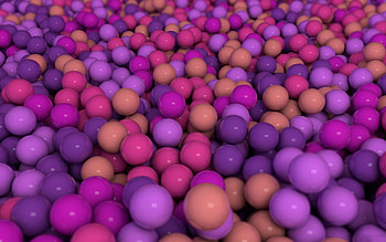 Multicolored, Motley, 3D, Glass, Balls, Lots Of, Multitude HD wallpaper