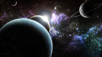 Landscape, Planets, Universe HD wallpaper