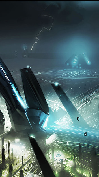 Tron movie, Legacy movie, High-tech aesthetics, Sci-fi adventure HD phone wallpaper
