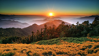Preview taroko national park, china, china, taiwan, sunset, mountains HD wallpaper