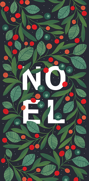 Noel, aesthetic, typography, art, Christmas, seasonal, winter, poster, merry HD phone wallpaper