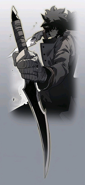 Solo Leveling, art, manhwa, sung jin woo's dad HD phone wallpaper