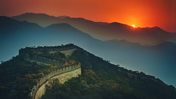 Nature's wonder, Great Wall beauty, , XFCE eye-candy HD wallpaper