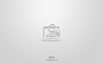 Case study 3d icon, white background, 3d symbols, Case study, education icons, 3d icons, Case study sign, education 3d icons HD wallpaper