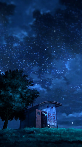 Starry Night Sky Inspired by Patema Inverted Movie, night, sky, star, movie HD phone wallpaper