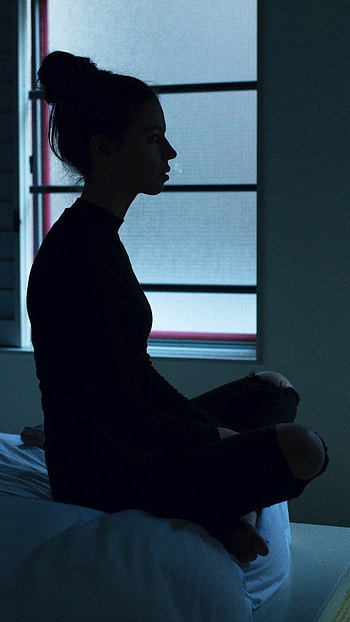 Depressing, Sad, Girl, sitting HD phone wallpaper
