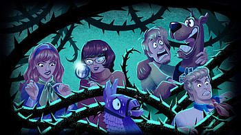 Scooby-Doo x Fortnite: Mystery Royale, video game, Fortnite, Scooby-Doo HD wallpaper