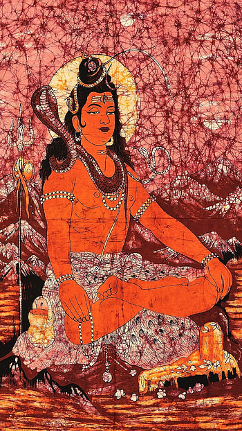 Lord Shiva , Creative Art, Painting HD phone wallpaper