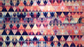 Triangles, abstract, digital art HD wallpaper