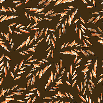 Leaves, Patterns, Texture, Textures, Brown, Branches, Watercolor HD phone wallpaper