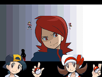 Ethan, Lyra, and the Rival, lyra, soulsilver, silver, ethan, pokemon, rival HD wallpaper