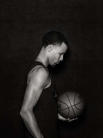 Monochrome, Stephen Curry HD phone wallpaper