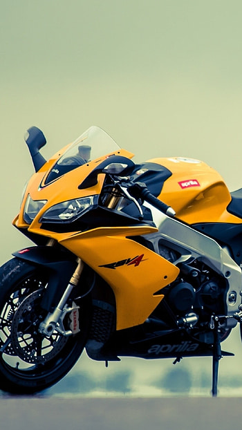 Screenbeauty, Aprilia RSV4, Yellow others, Motorbike graphy HD phone wallpaper