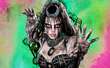 Cara Delevingne, Suicide Squad, Witch HD wallpaper