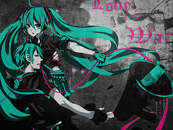 Miku & Mikuo - Love is War, mega, hatsune mikuo, awesome, uniform, nice, hatsune, aqua eyes, white, hatsune miku, twintail, girl, headset, aqua, lovers, anime, pretty, mikuo, fan-made, virtual, blue, black, song, heads, cute, vocaloid, beauty, miku, music, vocaloids, thighhighs, program, love is war, skirt, beautiful, diva, gray, boy, aqua hair, love, cool, idol, micro HD wallpaper
